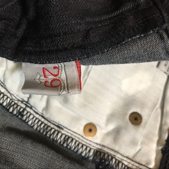 TRIARCHY 🌺 Black Women’s Long jeans SZ: 29X33 - Picture 11 of 11